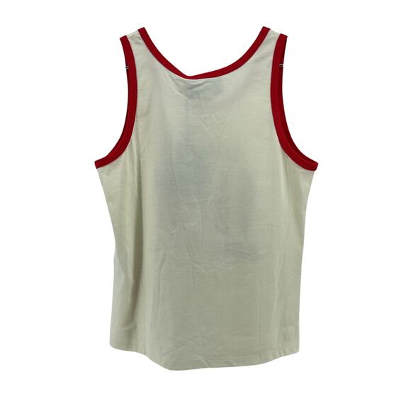 Gucci Adult Club' White Cotton Tank Top Size XXL - NWT - Picture 2 of 6